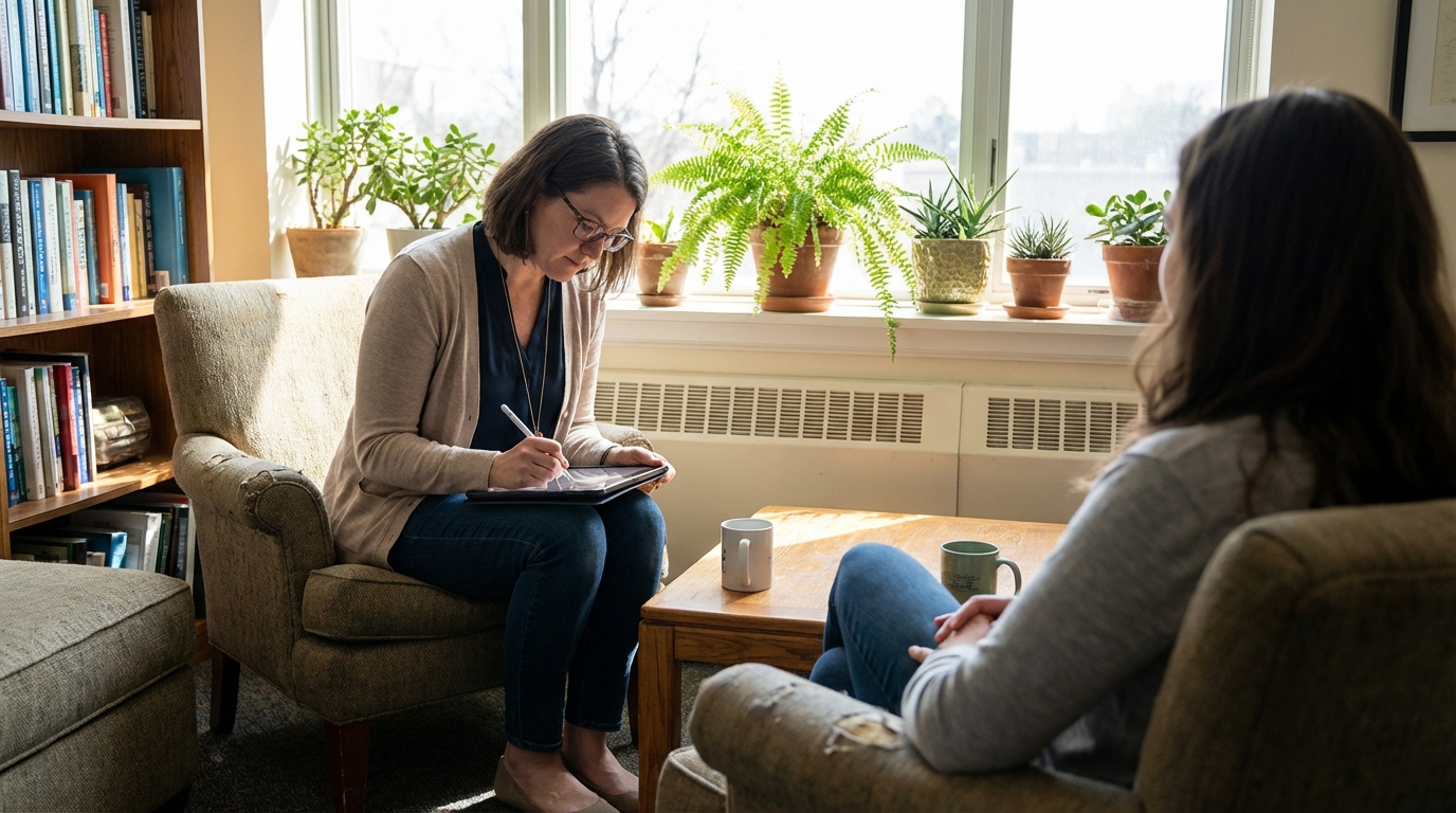 Clinical note-taking during assessment
